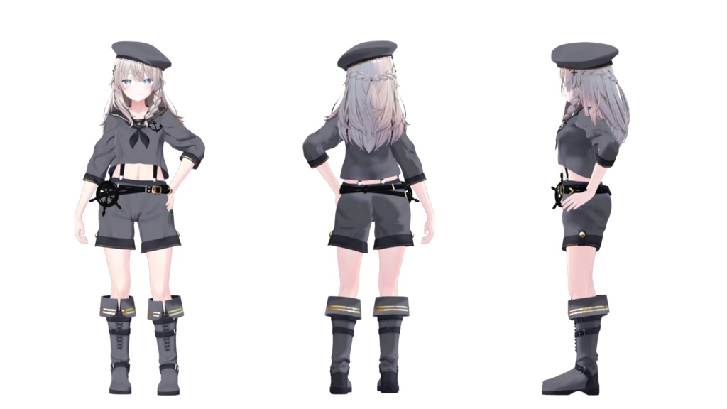 【MA設定済】複数アバター向け衣装「セーラーマリン」