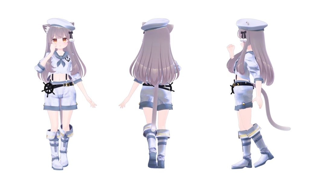 【MA設定済】複数アバター向け衣装「セーラーマリン」