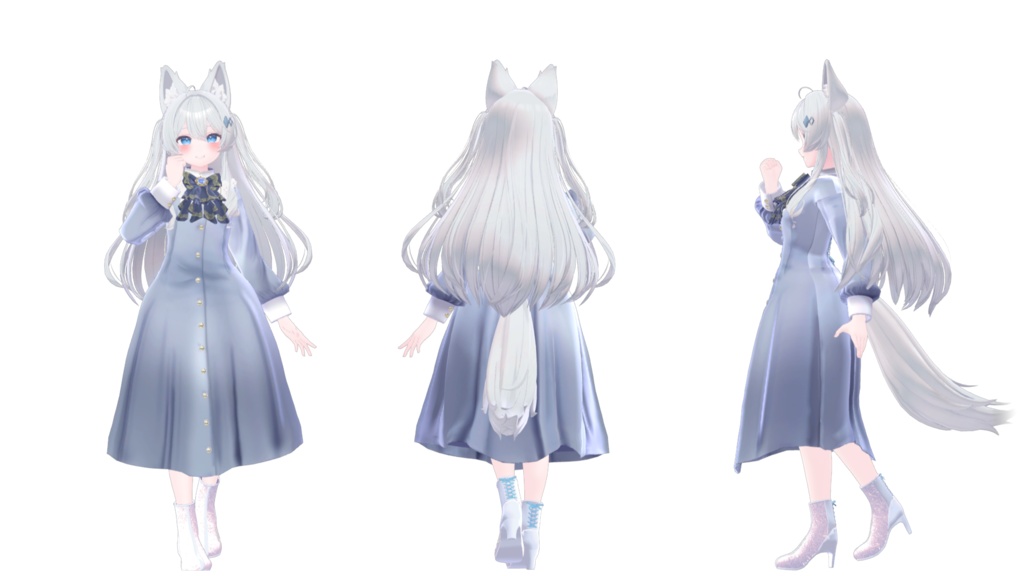 【MA設定済】複数アバター向け衣装「クラシカルドレス」