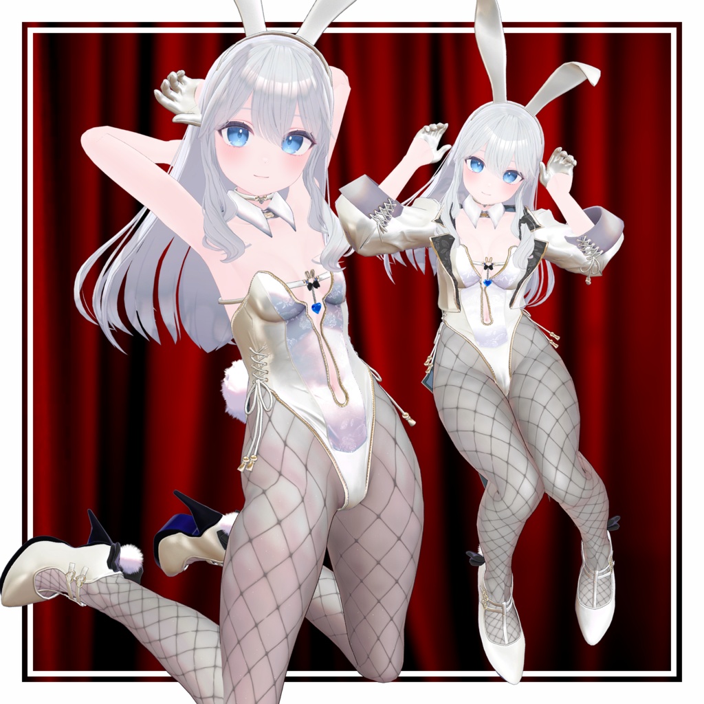 【MA設定済】複数アバター向け衣装「ディケイドバニー」