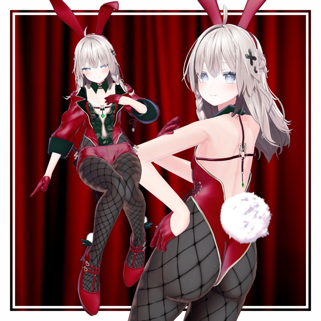 【MA設定済】複数アバター向け衣装「ディケイドバニー」