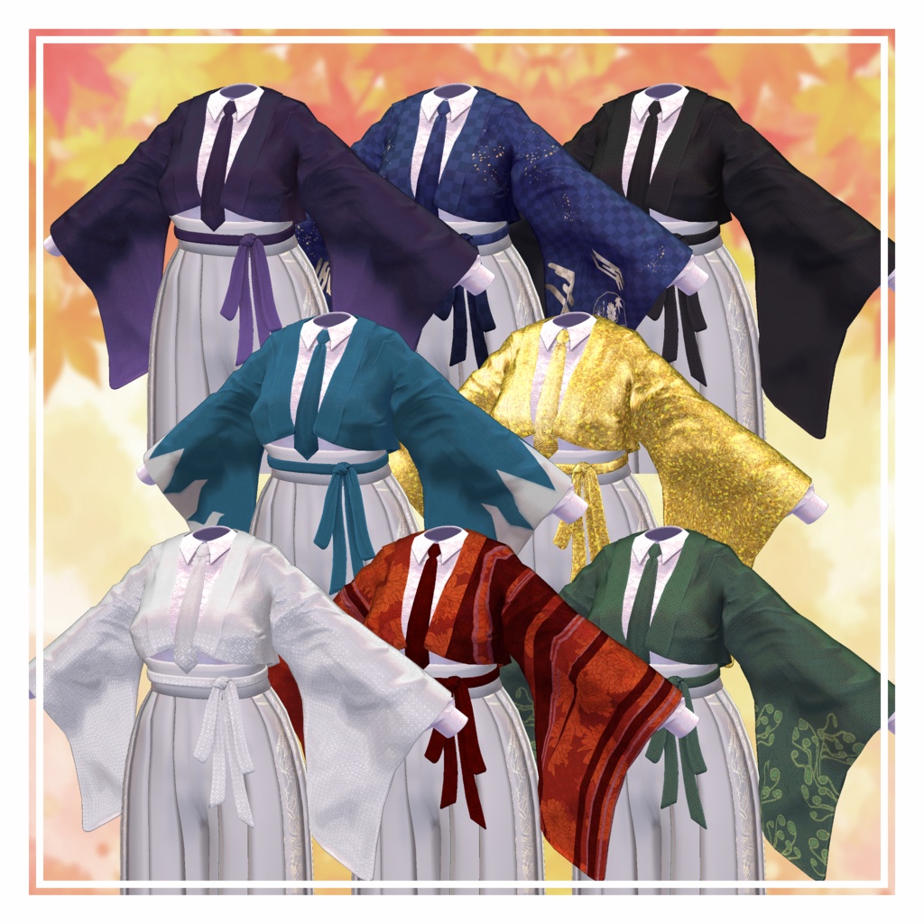 【MA設定済】複数アバター向け衣装「ノスタルジックロマン-響-」