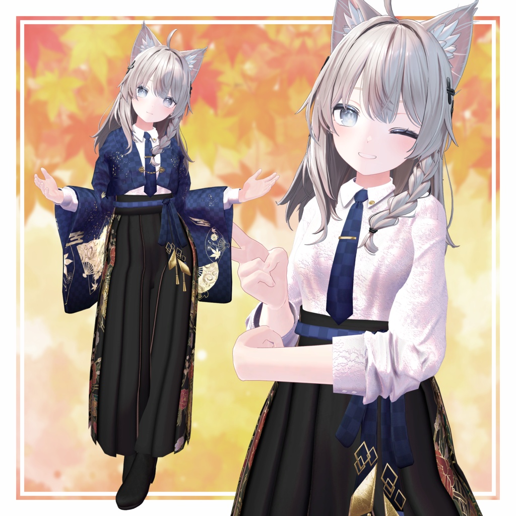 【MA設定済】複数アバター向け衣装「ノスタルジックロマン-響-」