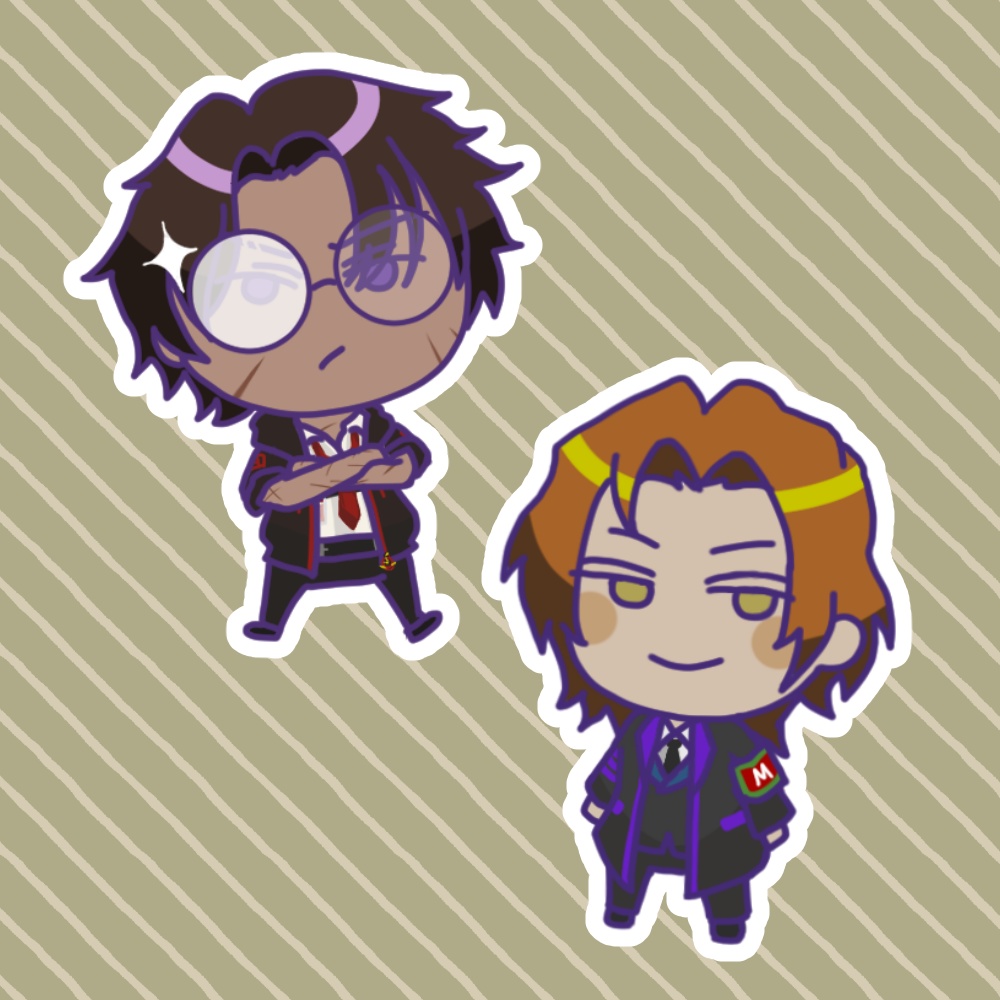 【LimbusCompany】定期検診アクリルシール【ヒースクリフ】【ヨハン】