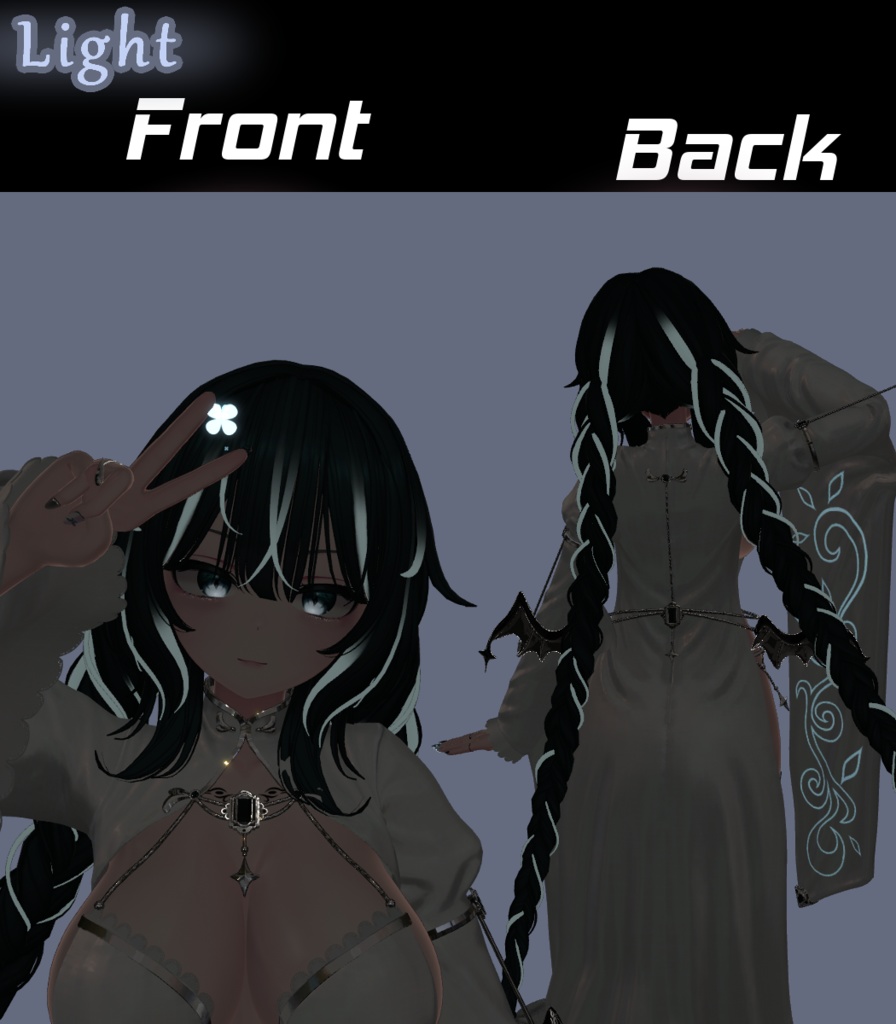 【Free】【P♡P.Hair 05】Mask、Main color2Texture 缩略图 2