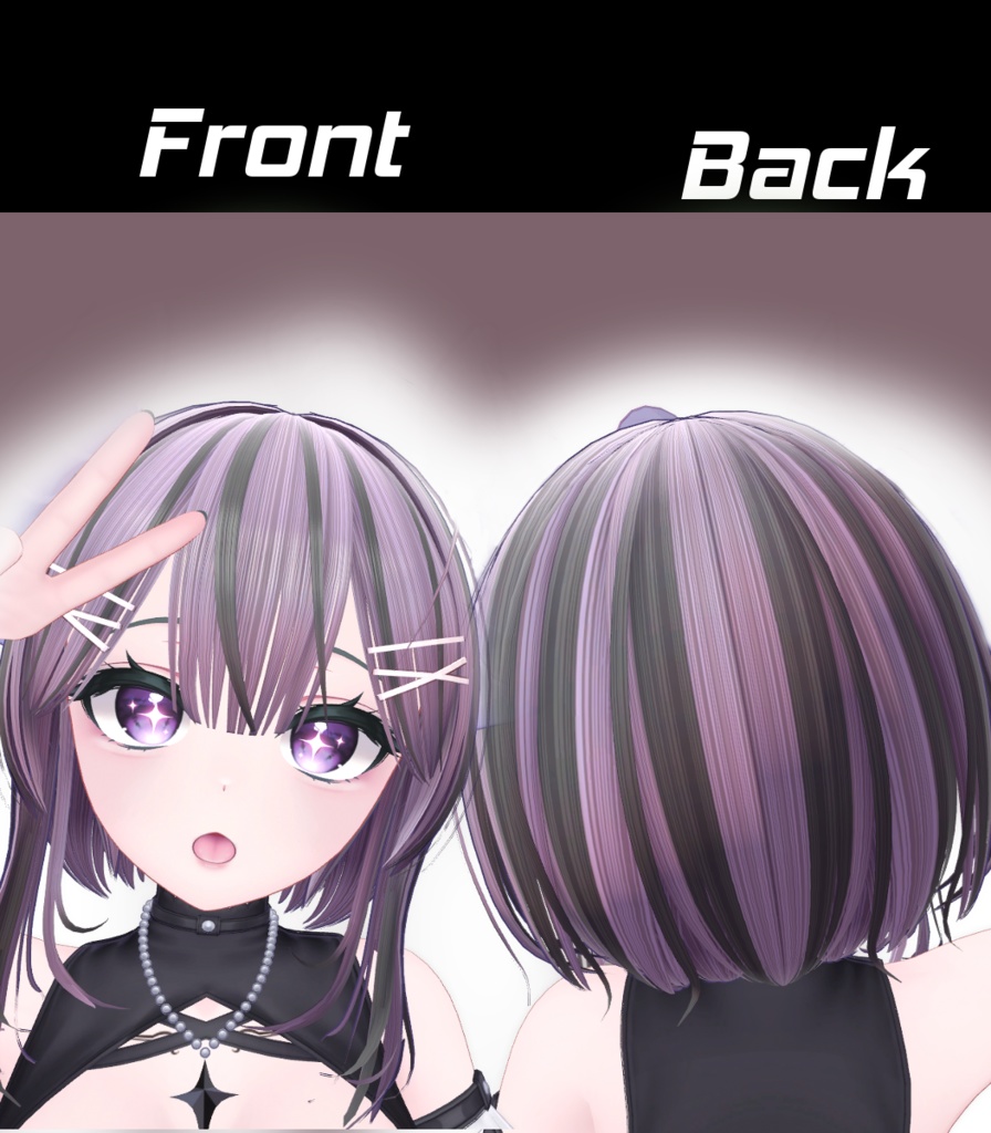 【Free】Rin Hair-Mask、Main color2Texture