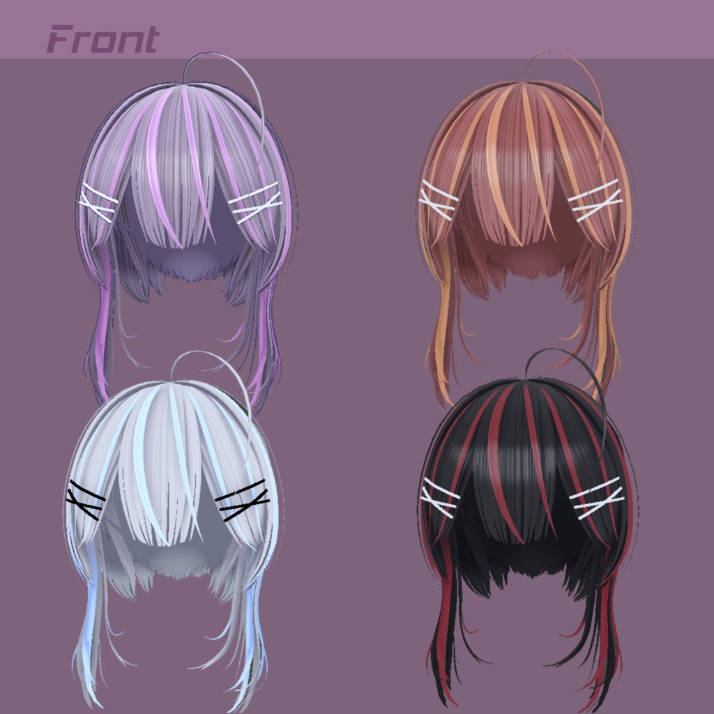 【Free】Rin Hair-Mask、Main color2Texture 缩略图 3