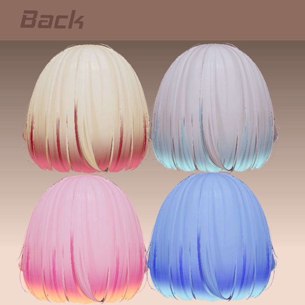 【Heritage_Chic_Hair】Mask、Main color2Texture