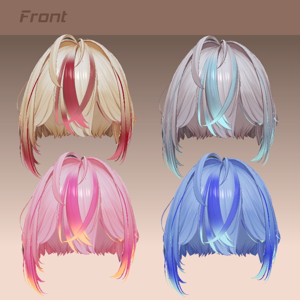 【Heritage_Chic_Hair】Mask、Main color2Texture