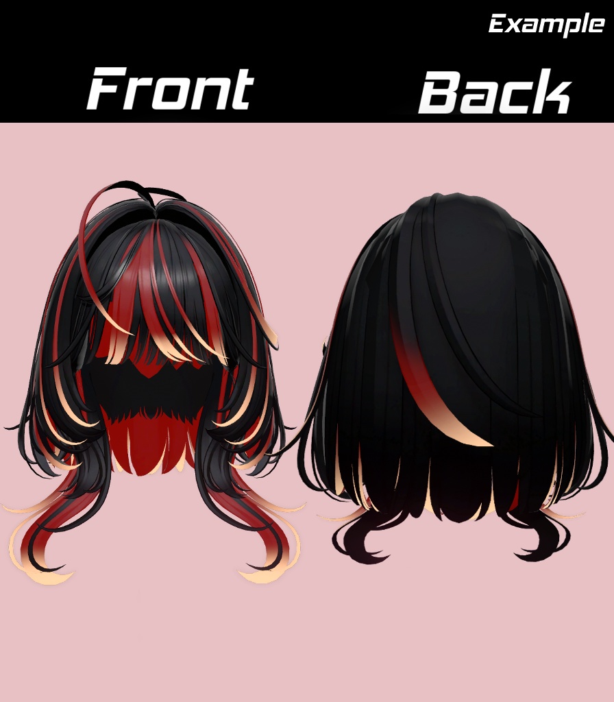 【Serene_Hair】Mask、Main color2Texture 缩略图 2