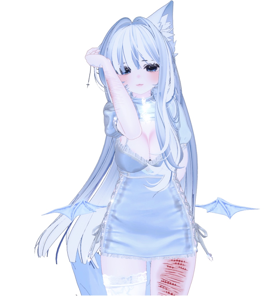【くろねこロングヘア】Mask、Main color2Texture 缩略图 7