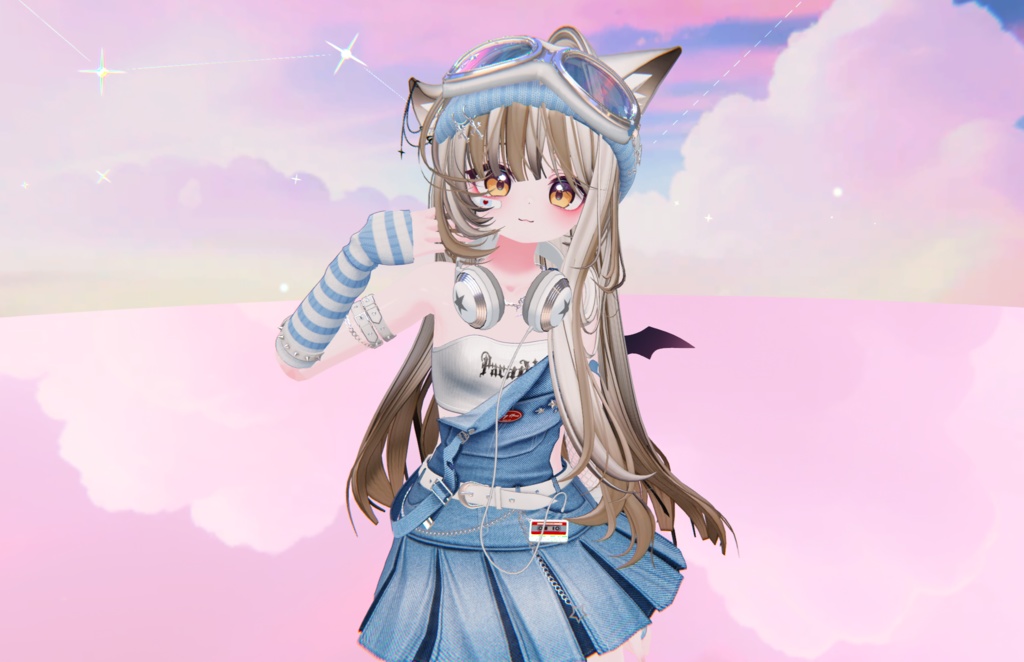 【くろねこロングヘア】Mask、Main color2Texture 缩略图 5