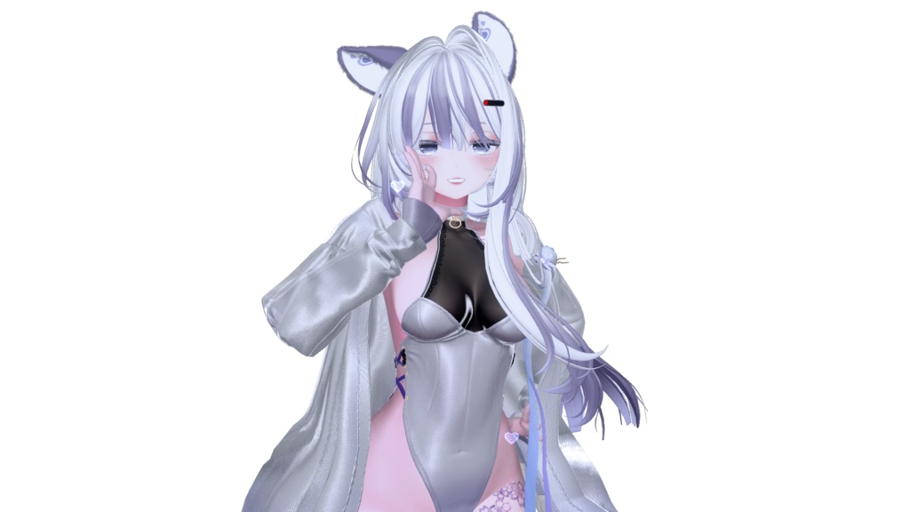 【くろねこロングヘア】Mask、Main color2Texture 缩略图 6