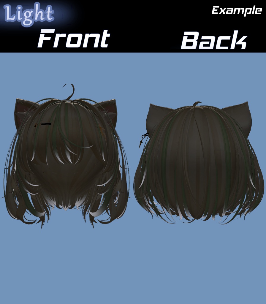 【StarCross Bob Hair】Mask、Main color2Texture
