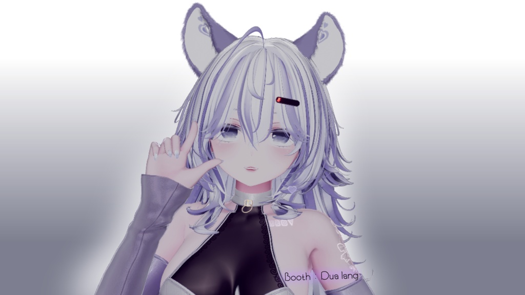 【Lynn Hair <38アバター対応>】Mask、Main color2Texture
