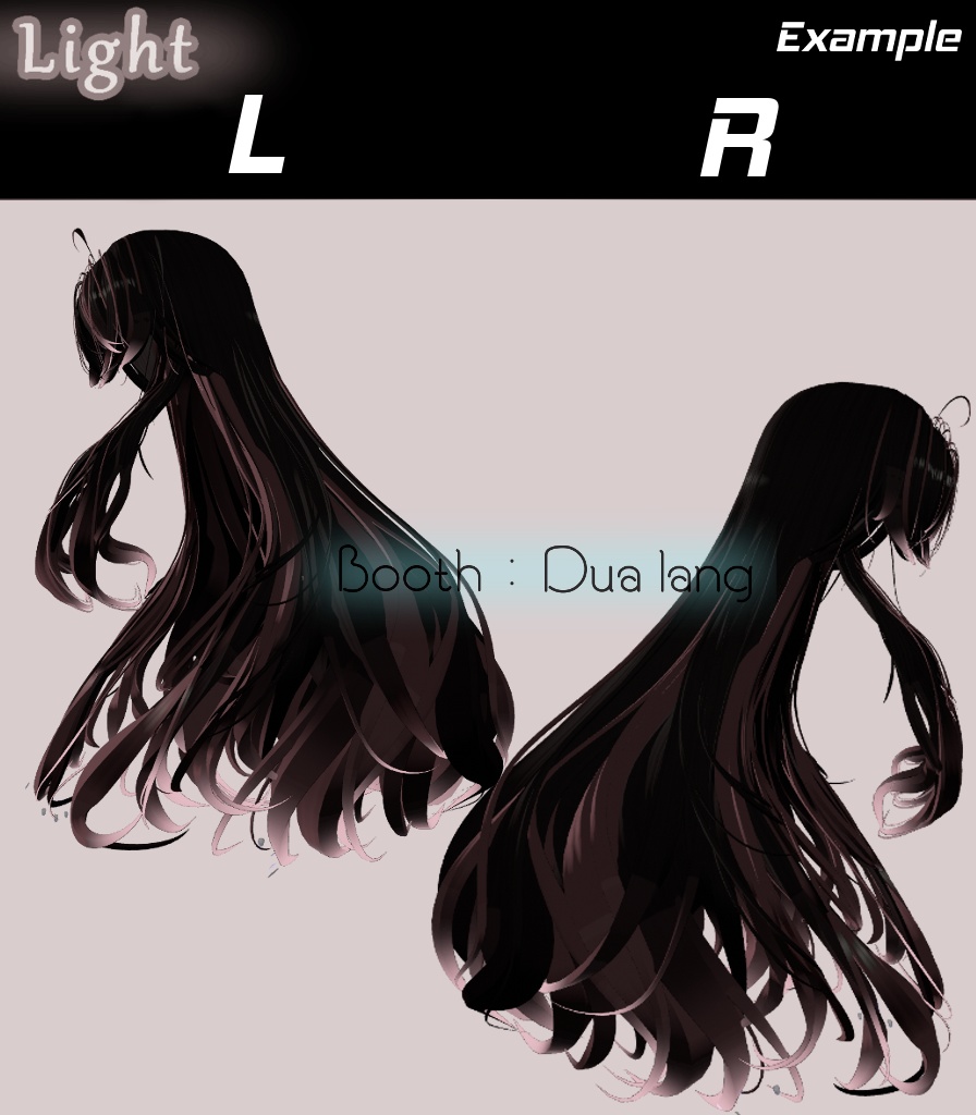 【キツネロングヘア】Mask、Main color2Texture 缩略图 4