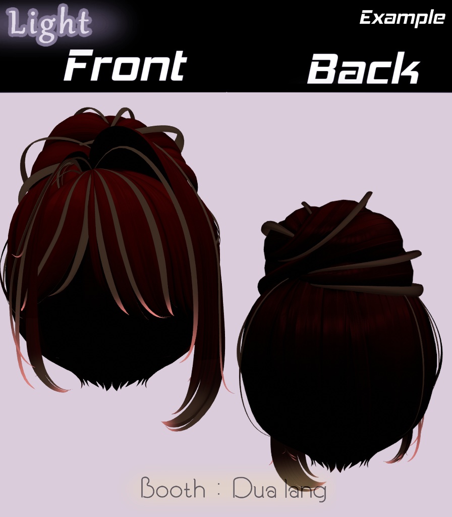 【NaturalGazeHair020】Mask、Main color2Texture 缩略图 3