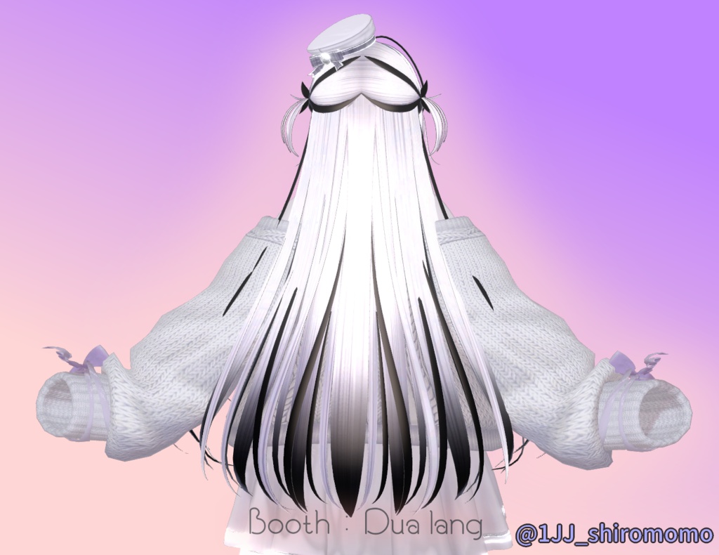 【Toko Twintail Hair】Mask、Main color2Texture