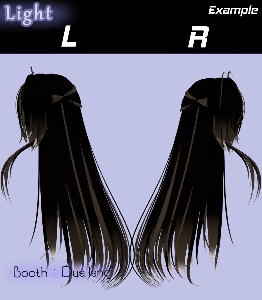 【Toko Twintail Hair】Mask、Main color2Texture