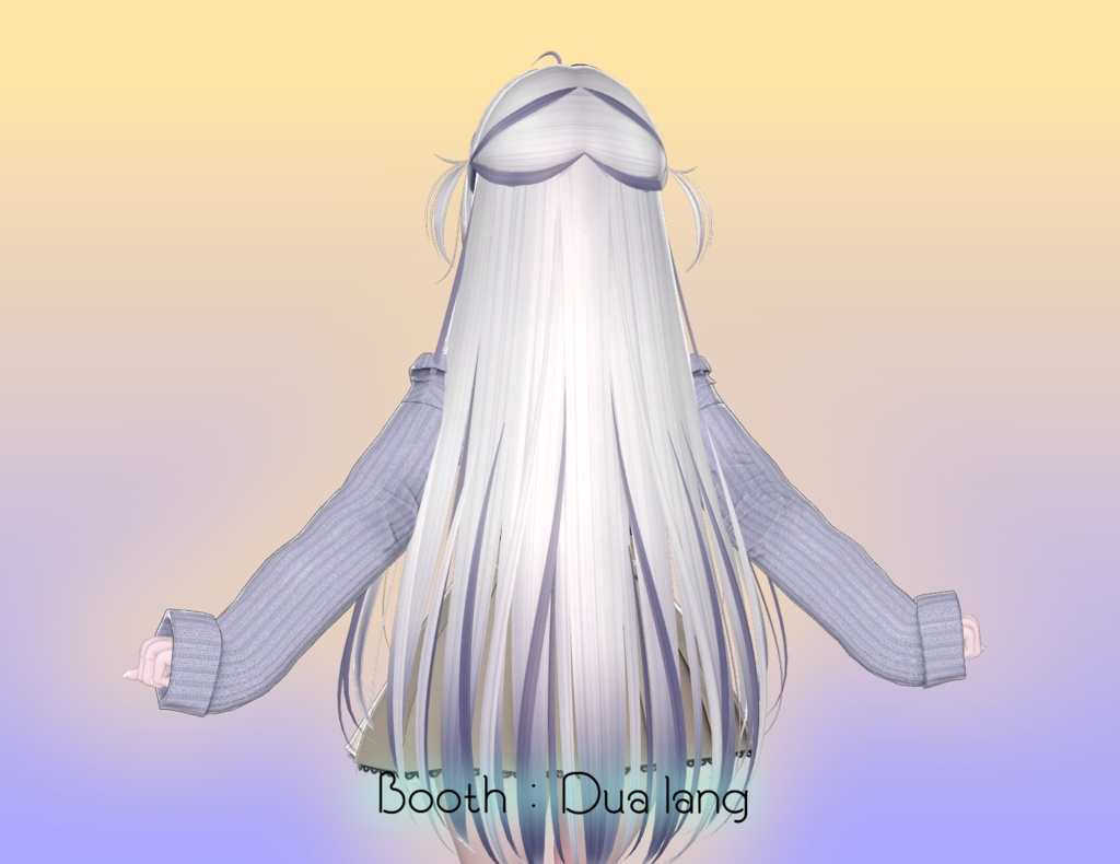 【Toko Twintail Hair】Mask、Main color2Texture