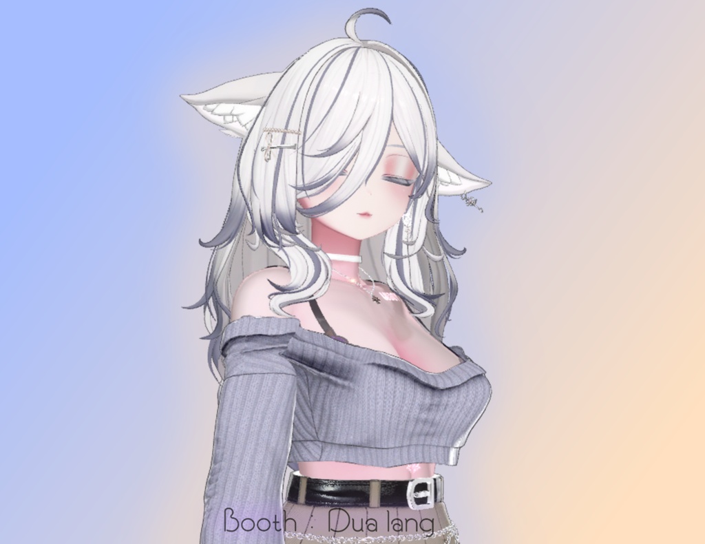 【♥ Freya_Hair ♥】Mask、Main color2Texture