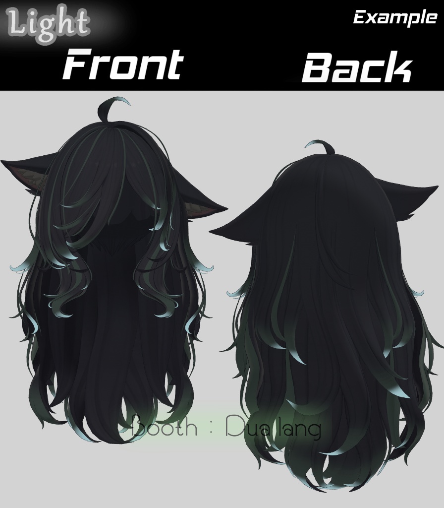 【♥ Freya_Hair ♥】Mask、Main color2Texture
