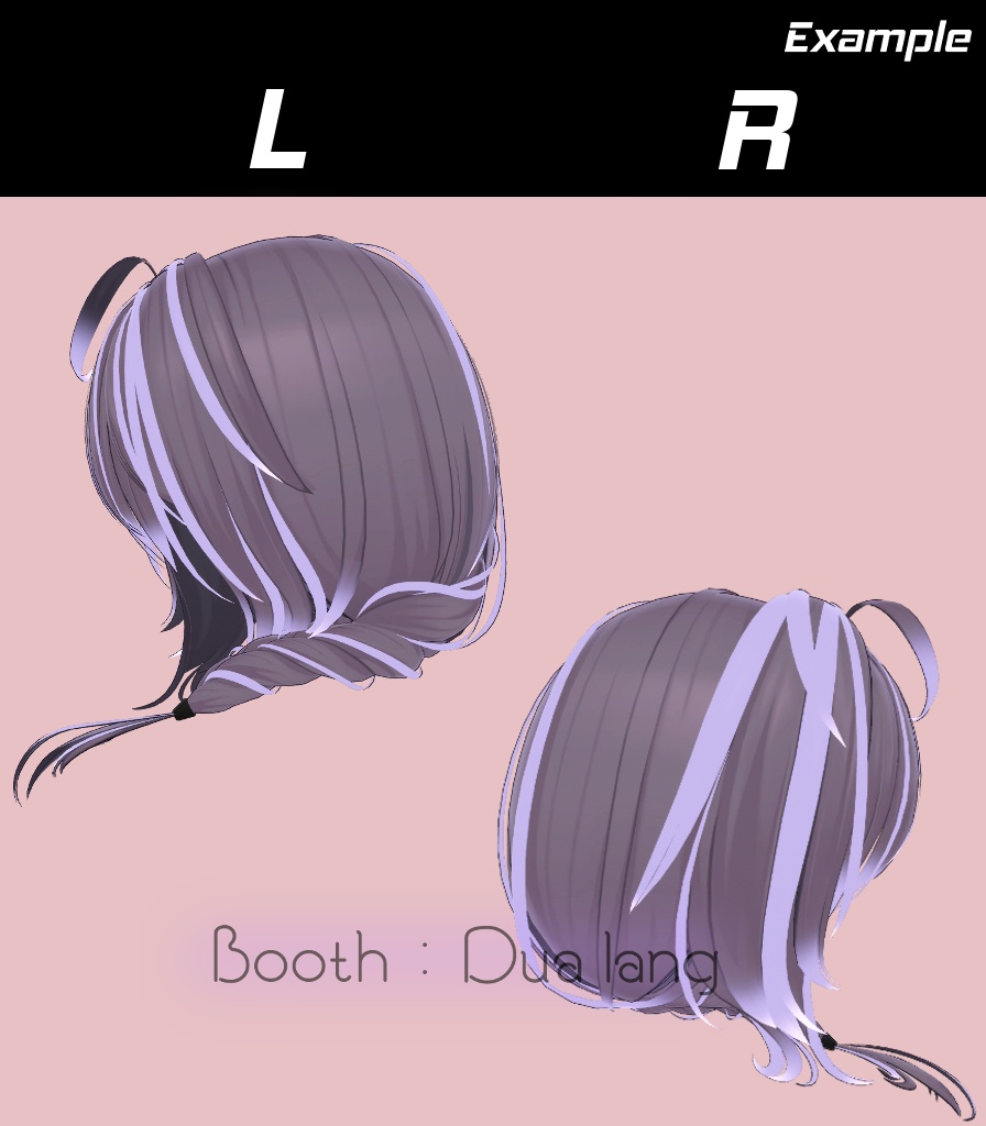 【Flow Braid Hair】Mask、Main color2Texture 缩略图 2