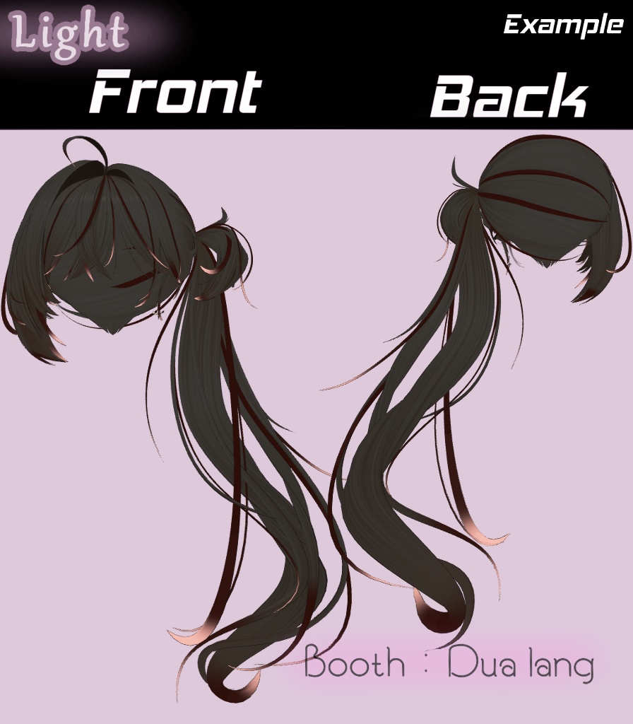 【小悪魔サイドテール】Mask、Main color2Texture 缩略图 3
