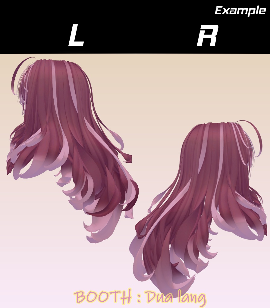 【Midori Hair】Mask、Main color2Texture