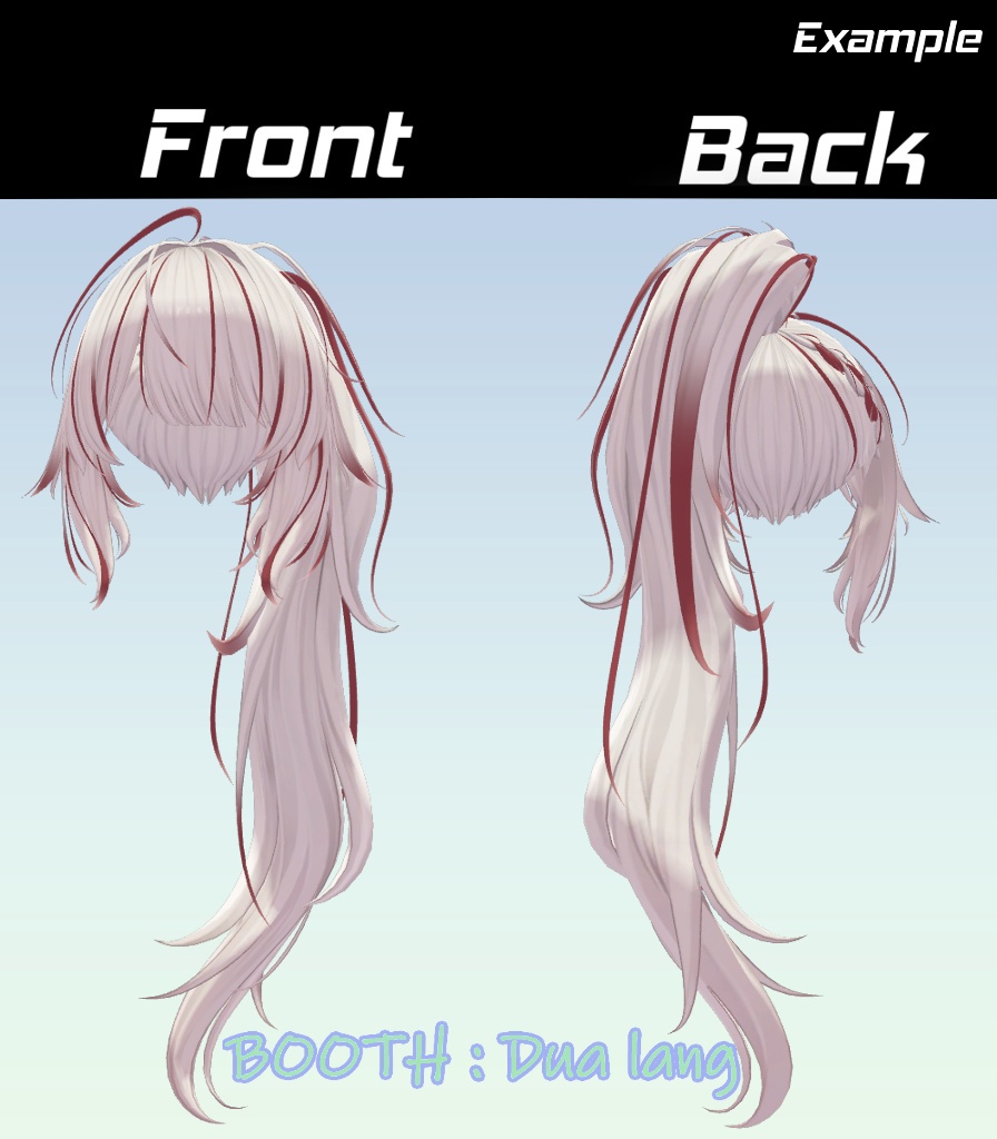 【♥ Twila_Hair ♥】Mask、Main color2Texture