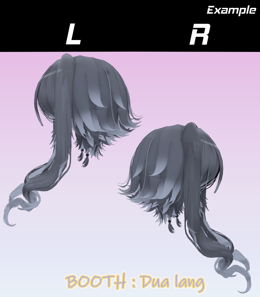 【CurlyShort】Mask、Main color2Texture