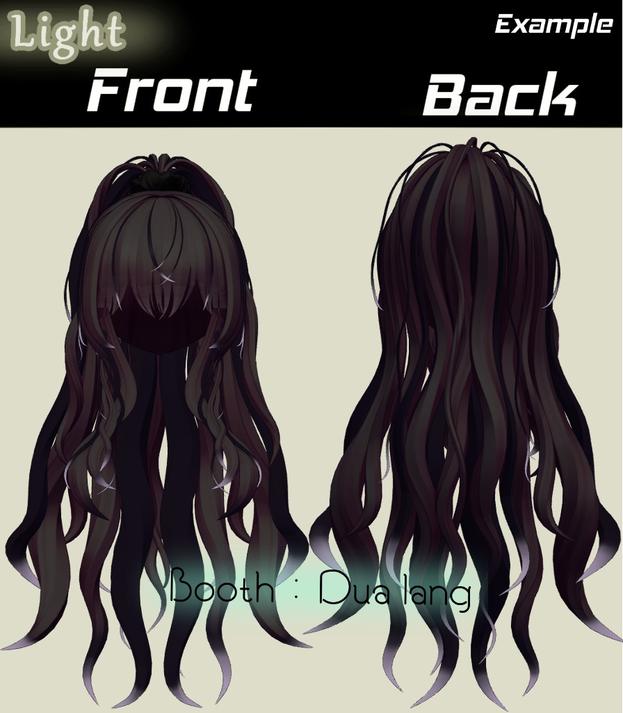 【Free】【Schick Hair】Mask、Main color2Texture 缩略图 3