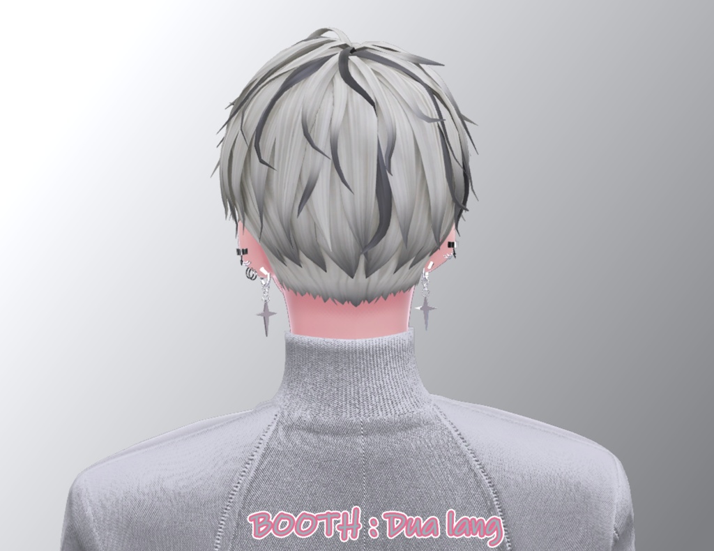 【Short Hair and Pierce】Mask、Main color2Texture