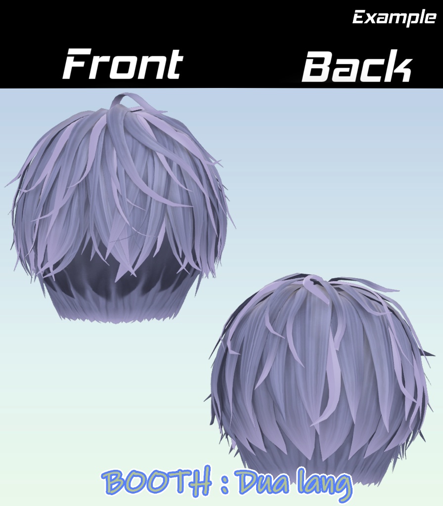 【Short Hair and Pierce】Mask、Main color2Texture
