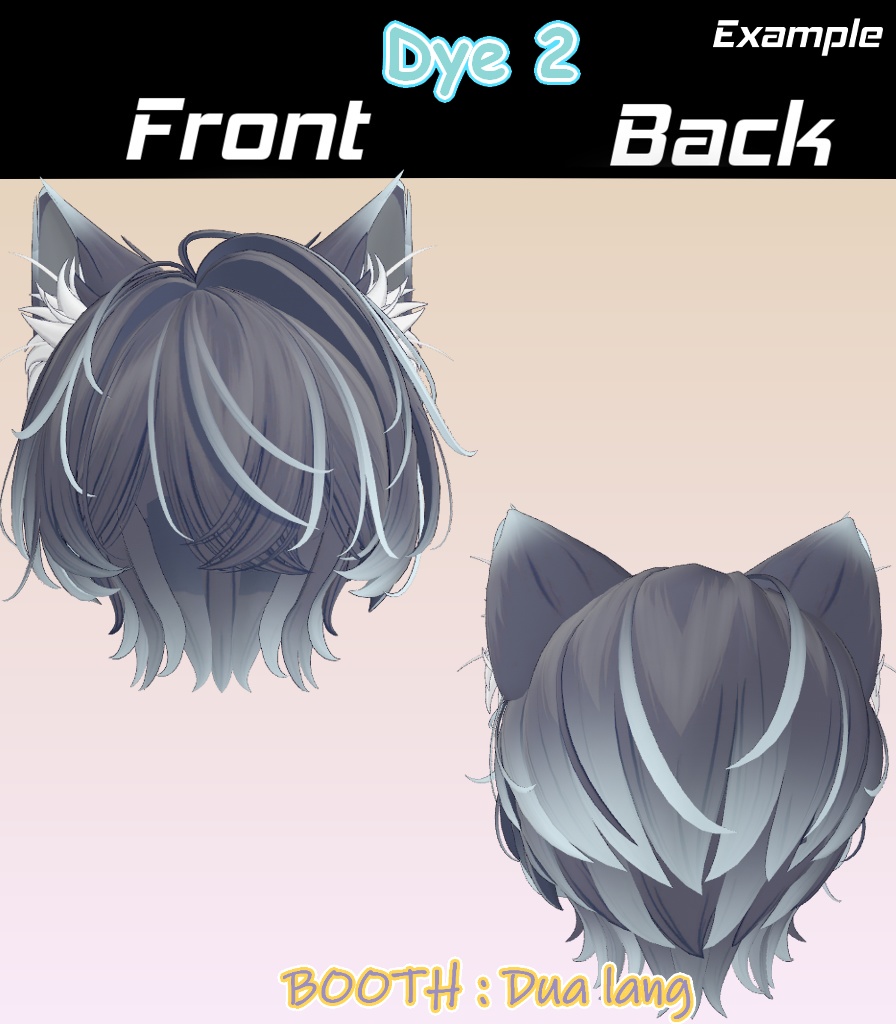 【Feyron_Hair】Mask、Main color2Texture 缩略图 3