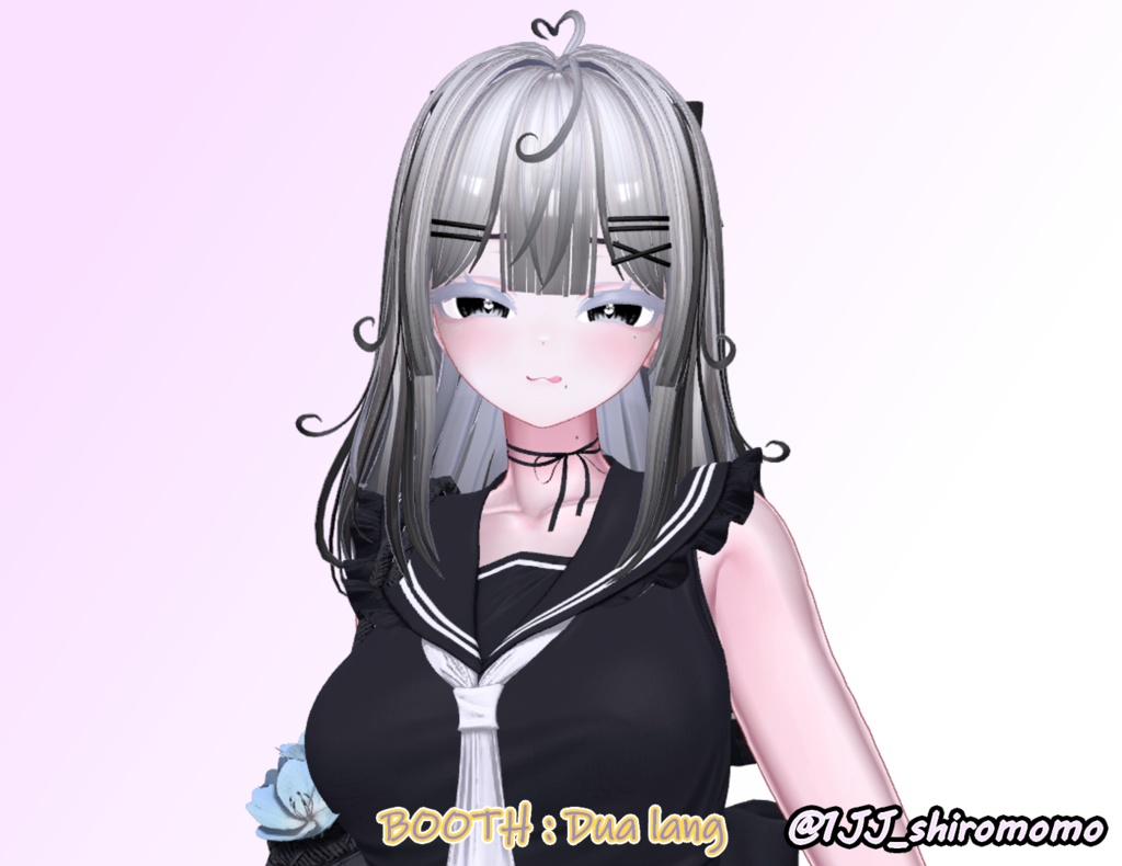 ใ๐บ๐๐๐๐๐ ๐ฏ๐๐๐.Snooze HairใMaskใMain color2Texture