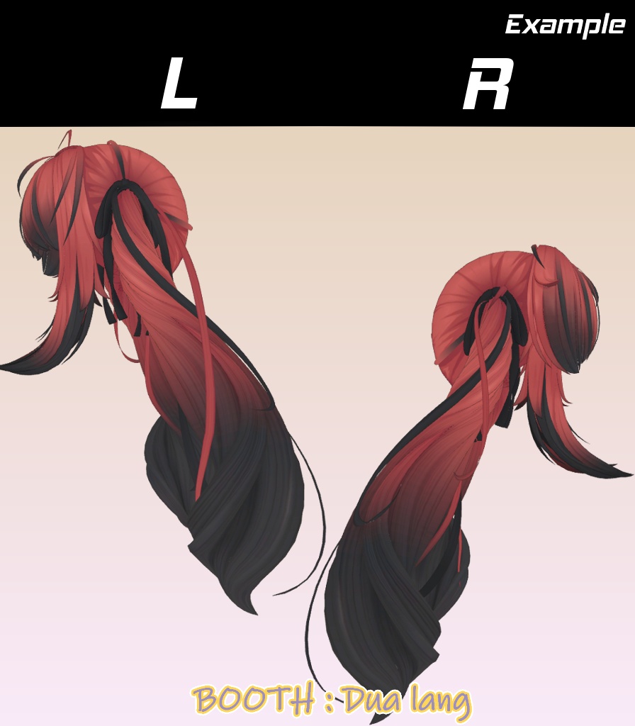 【Mimi Twintail】Mask、Main color2Texture