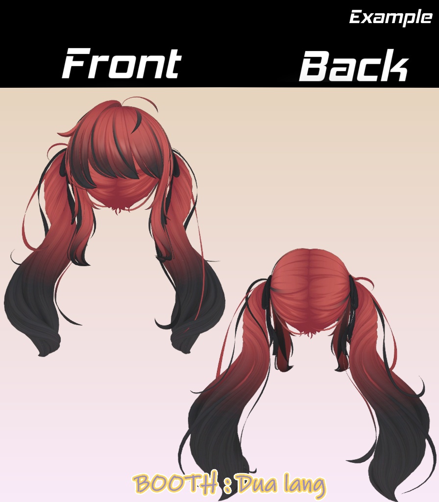 【Mimi Twintail】Mask、Main color2Texture