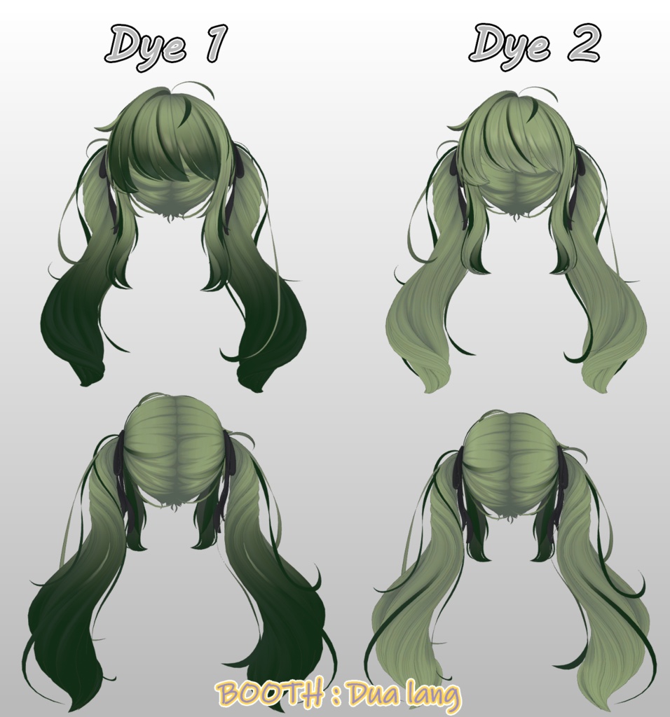 【Mimi Twintail】Mask、Main color2Texture
