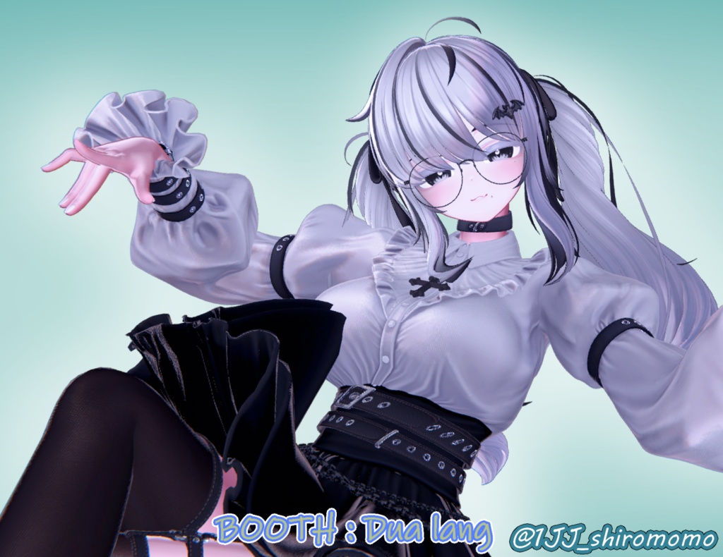 【Mimi Twintail】Mask、Main color2Texture