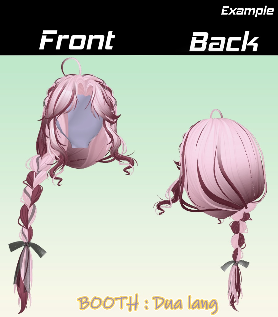 【Blomma Hair】Mask、Main color2Texture