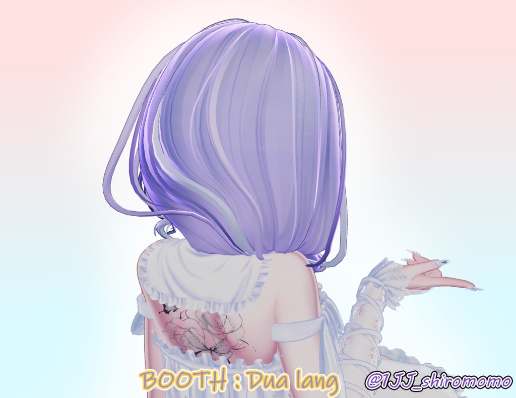 【Blomma Hair】Mask、Main color2Texture