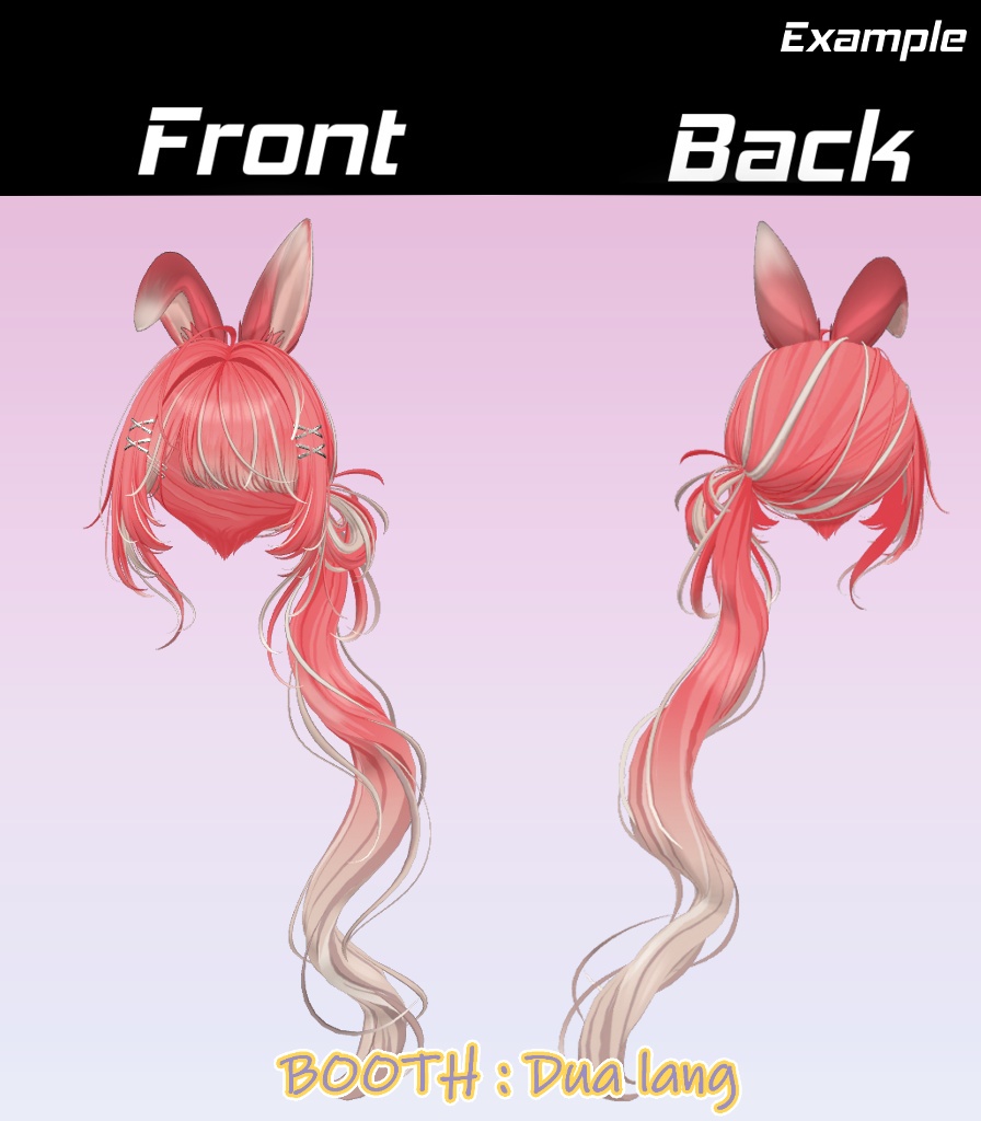 【Mellowin_Hair】Mask、Main color2Texture