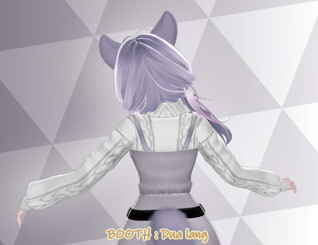 【おさニャニャじみはローツイン】Mask、Main color2Texture