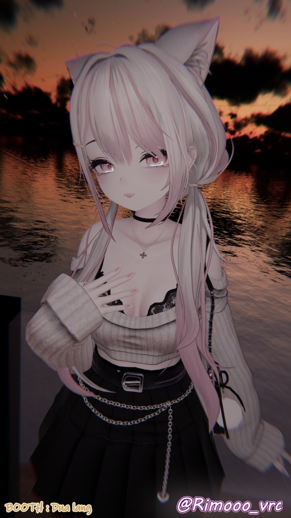 【おさニャニャじみはローツイン】Mask、Main color2Texture