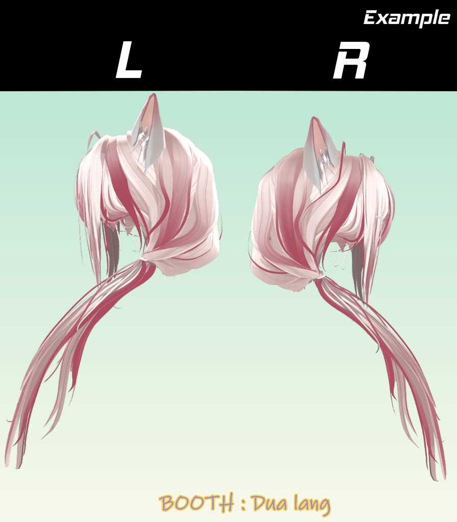 【おさニャニャじみはローツイン】Mask、Main color2Texture