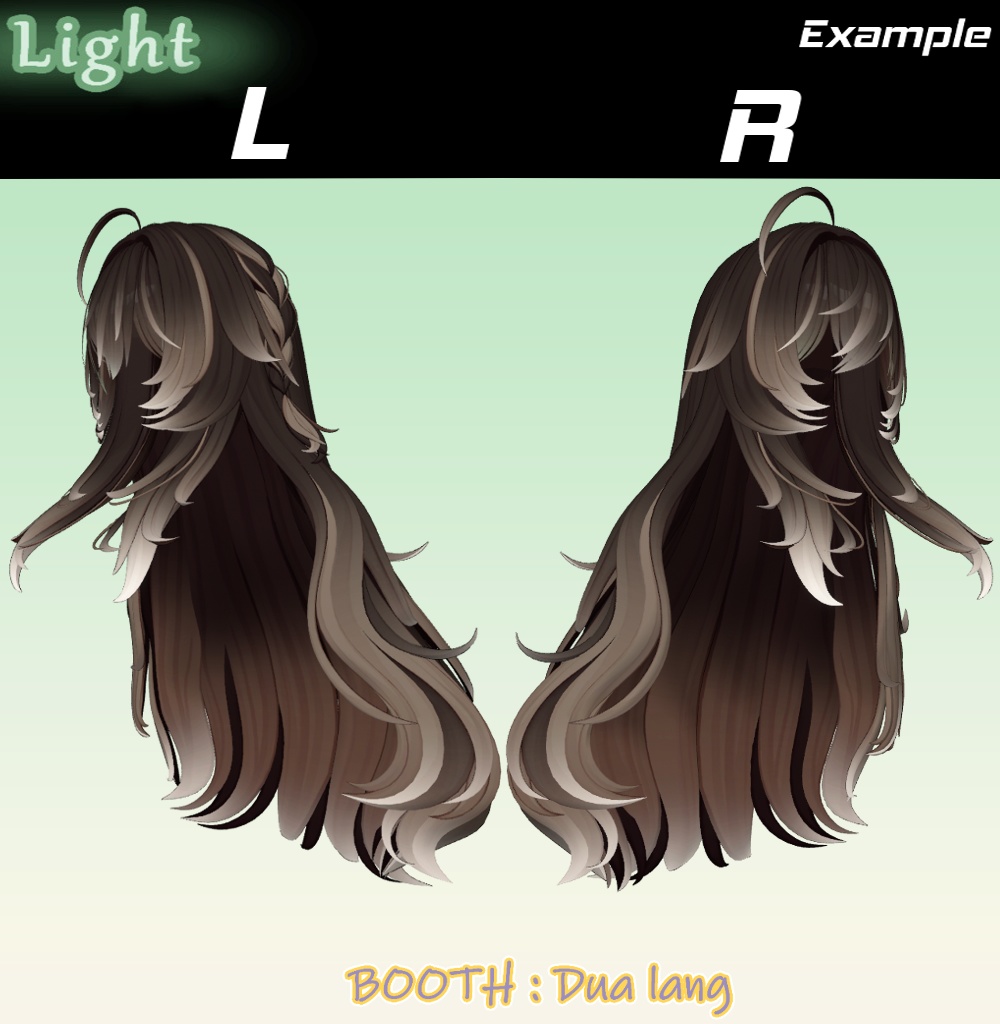 【Fluffin Hair】Mask、Main color2Texture