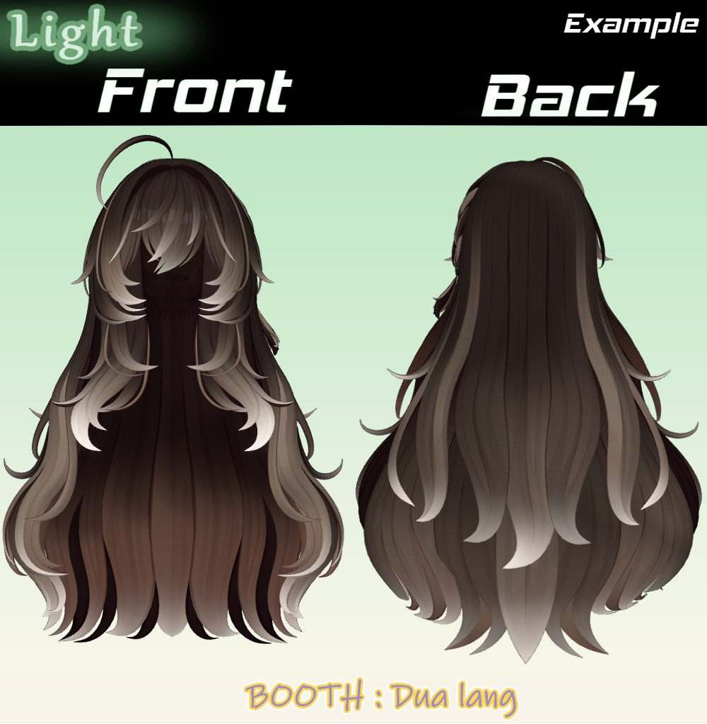 【Fluffin Hair】Mask、Main color2Texture