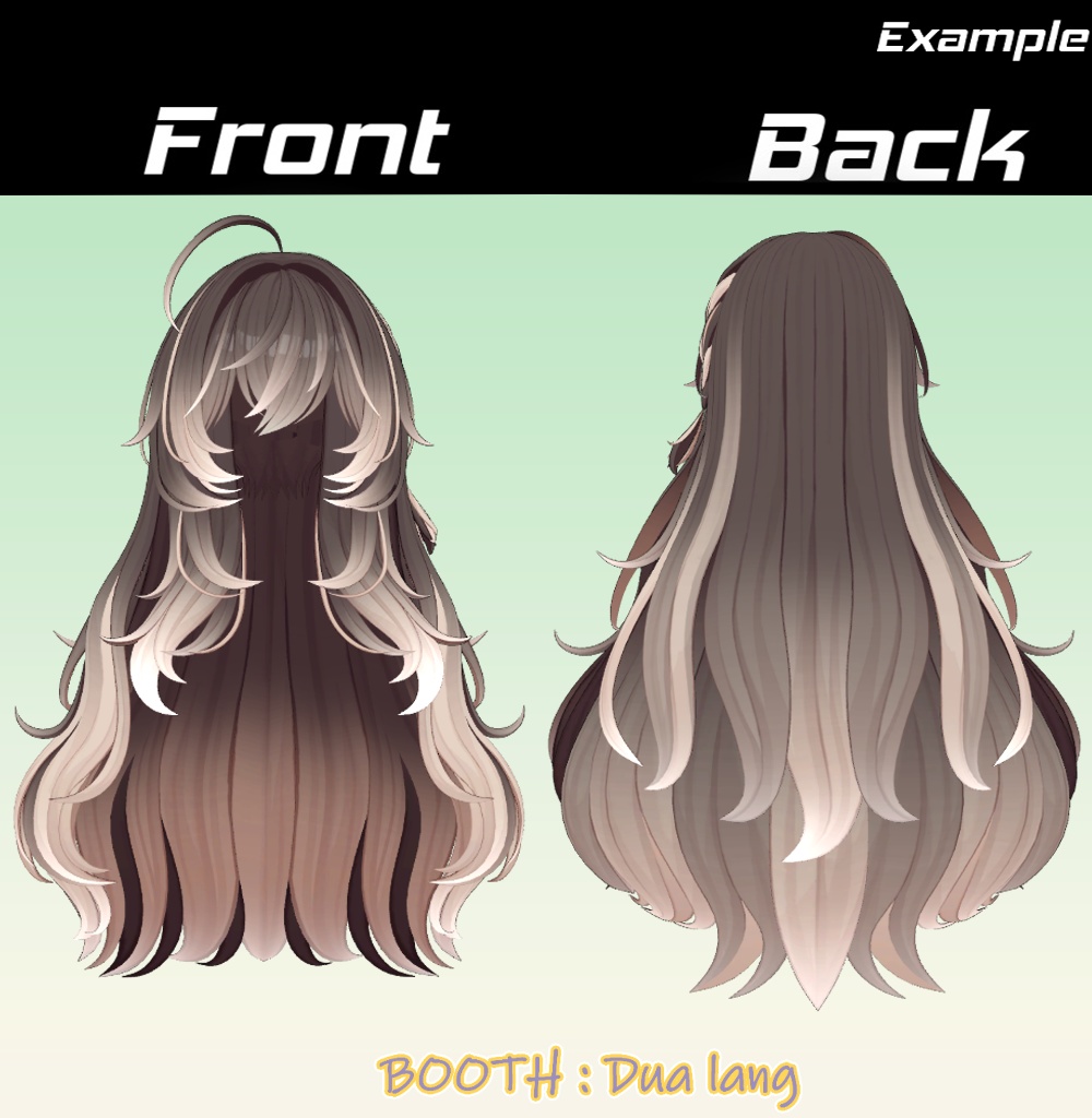 【Fluffin Hair】Mask、Main color2Texture