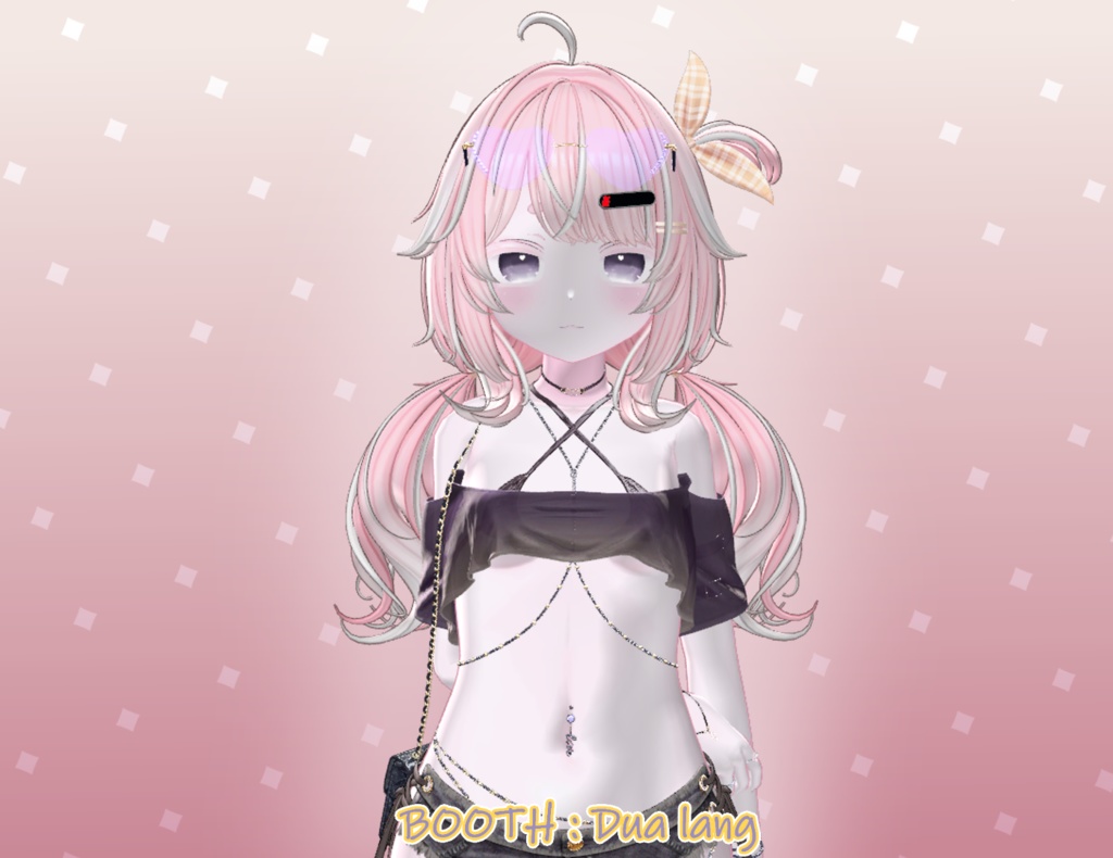 【Milky Hair】Mask、Main color2Texture